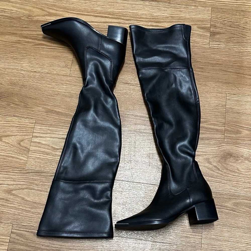 Marc Fisher Black Over The Knee Boots - image 1