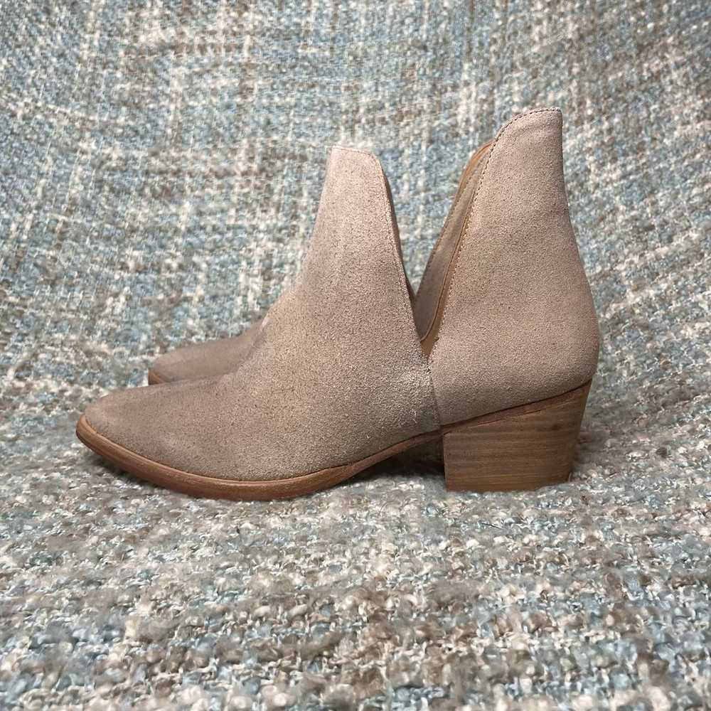 Free People Charm Double V Ankle Boot in Camel Su… - image 3