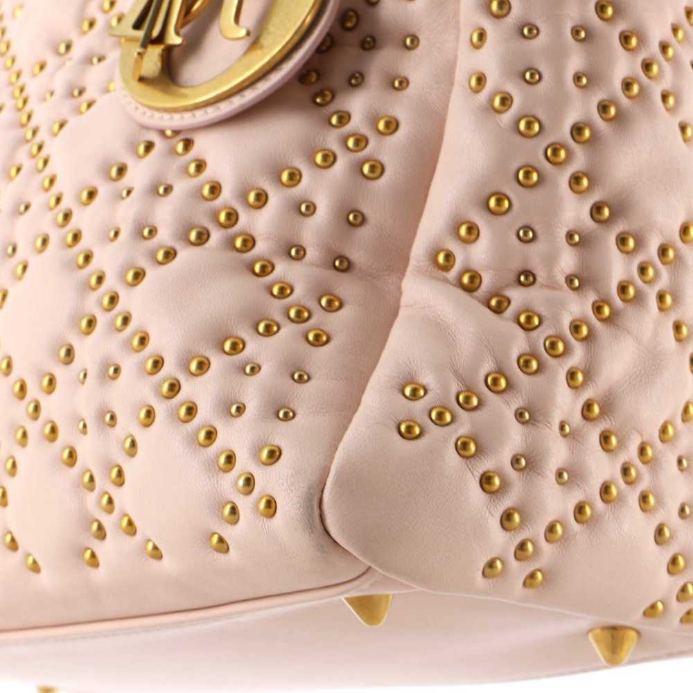 Dior Supple Lady Dior Bag Cannage Studded Lambski… - image 6