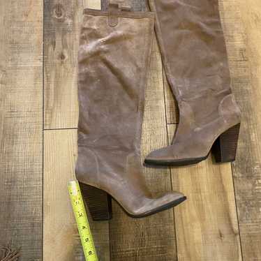 Boots Vince Camuto Taupe tall slouch Boots