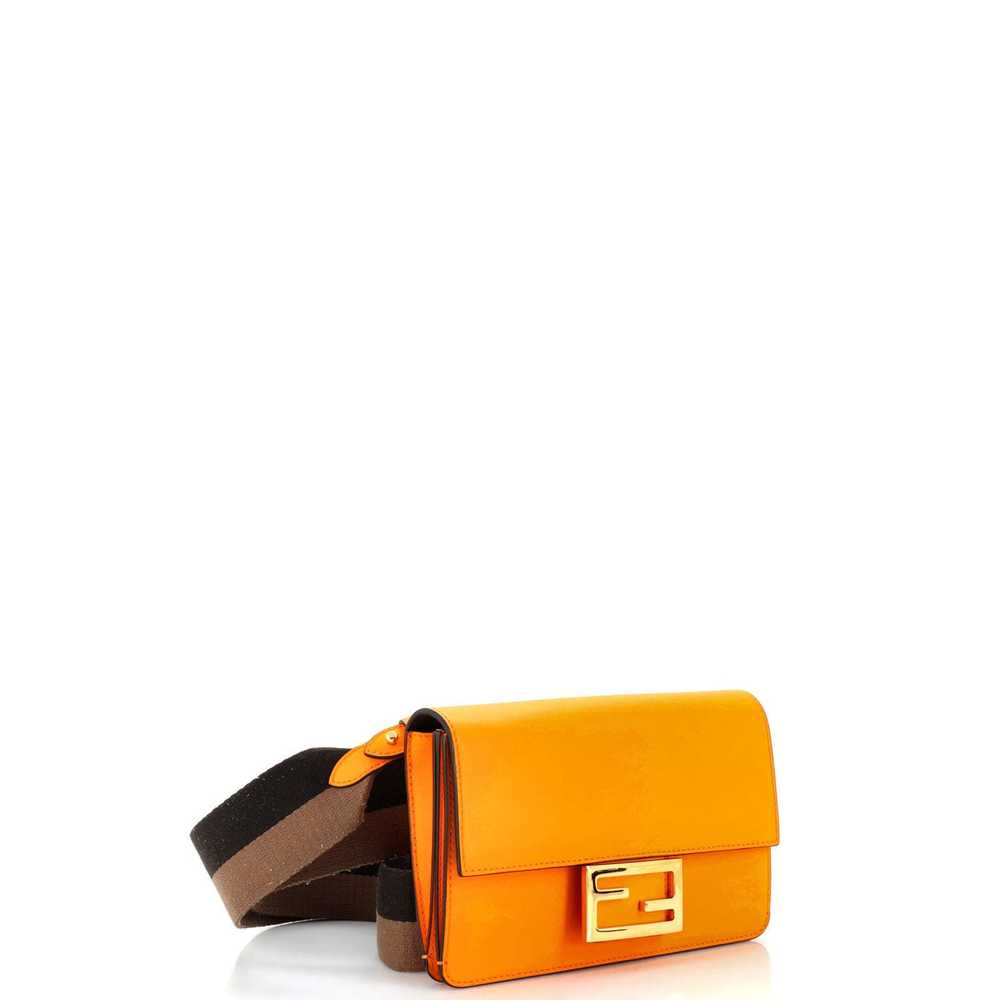 Fendi Flat Baguette Bag Leather Mini - image 2