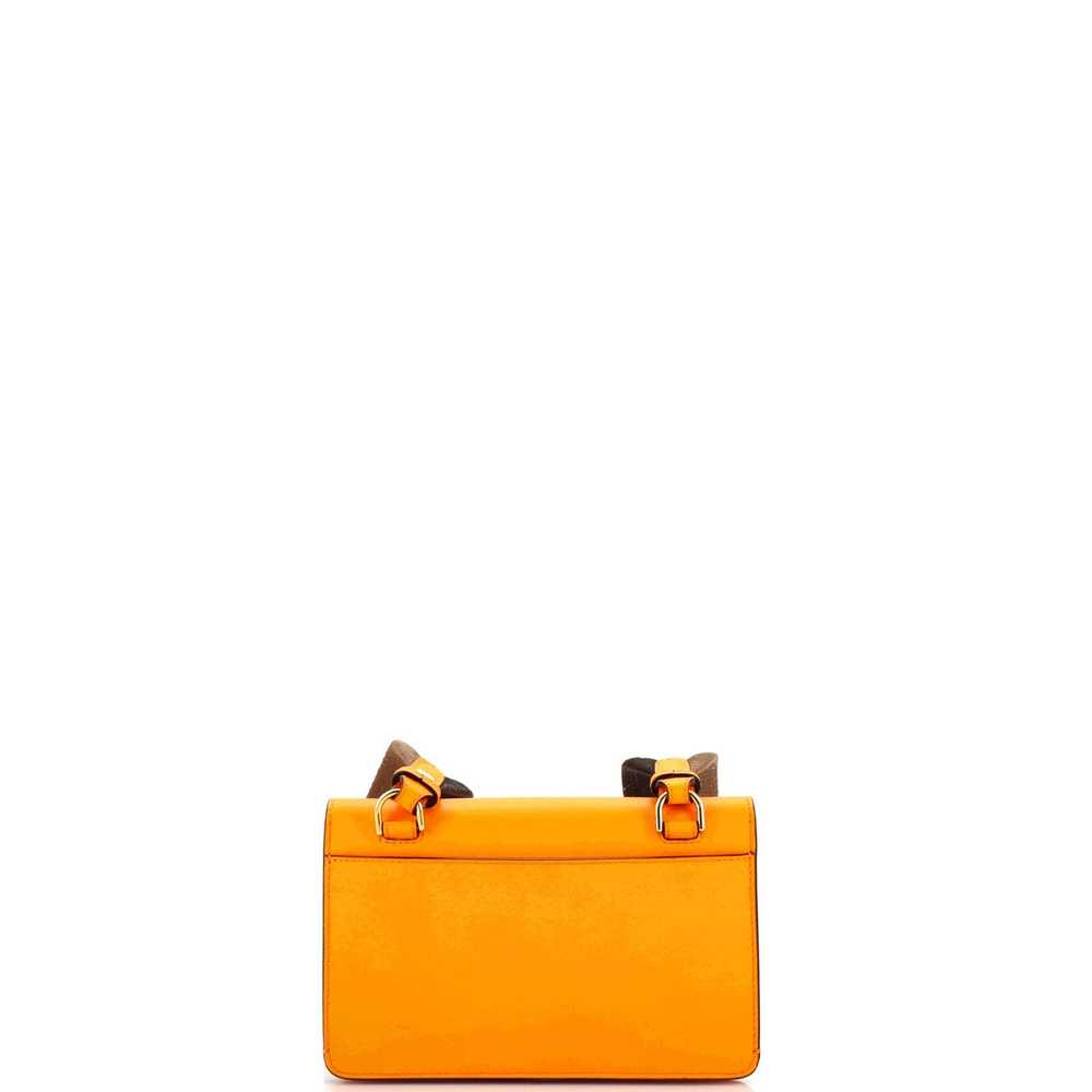 Fendi Flat Baguette Bag Leather Mini - image 3