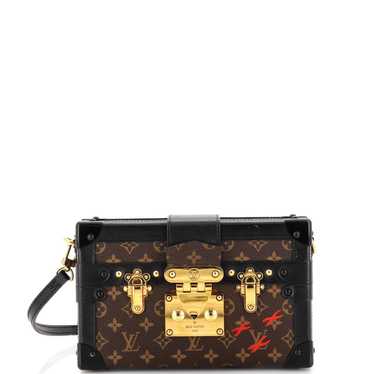 Louis Vuitton Petite Malle Handbag Monogram Canva… - image 1