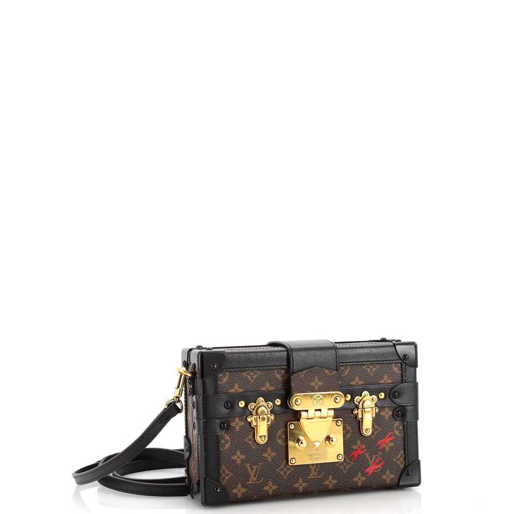 Louis Vuitton Petite Malle Handbag Monogram Canva… - image 2