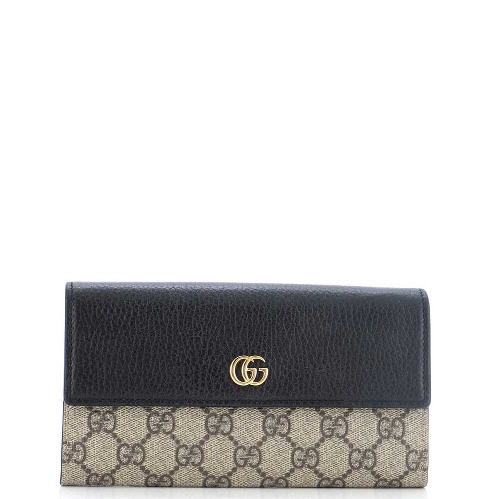 Gucci GG Marmont Continental Chain Wallet GG Coat… - image 1