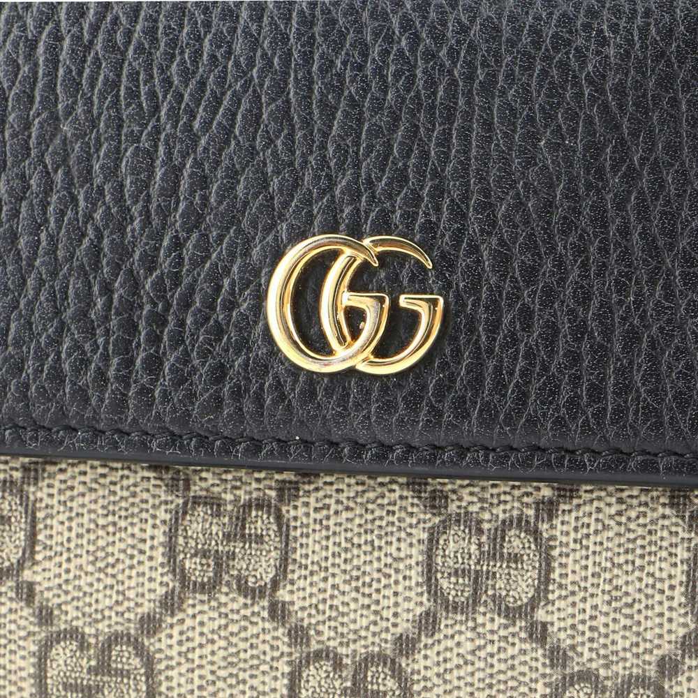 Gucci GG Marmont Continental Chain Wallet GG Coat… - image 6