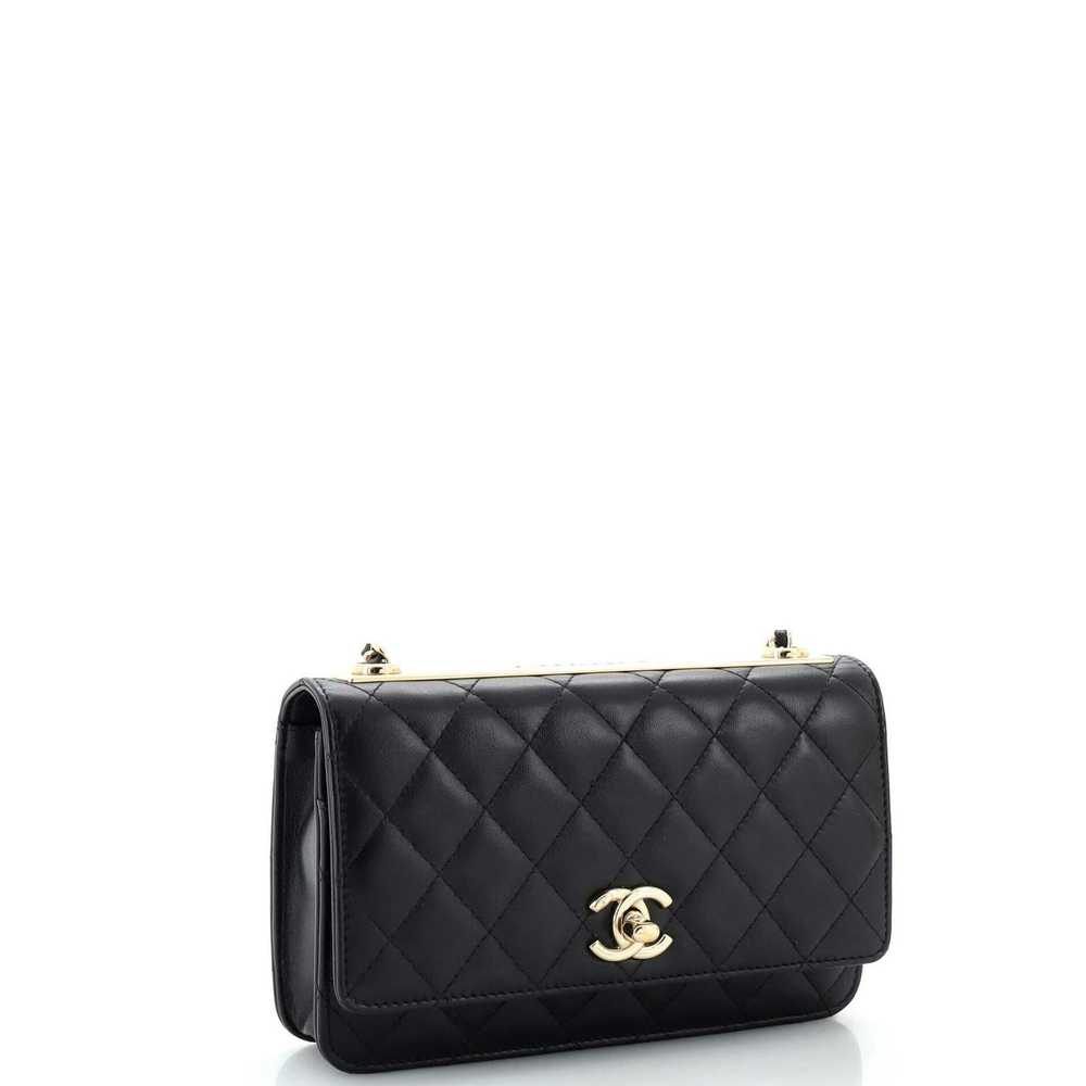 Chanel Trendy CC Wallet on Chain NM Quilted Lambs… - image 2