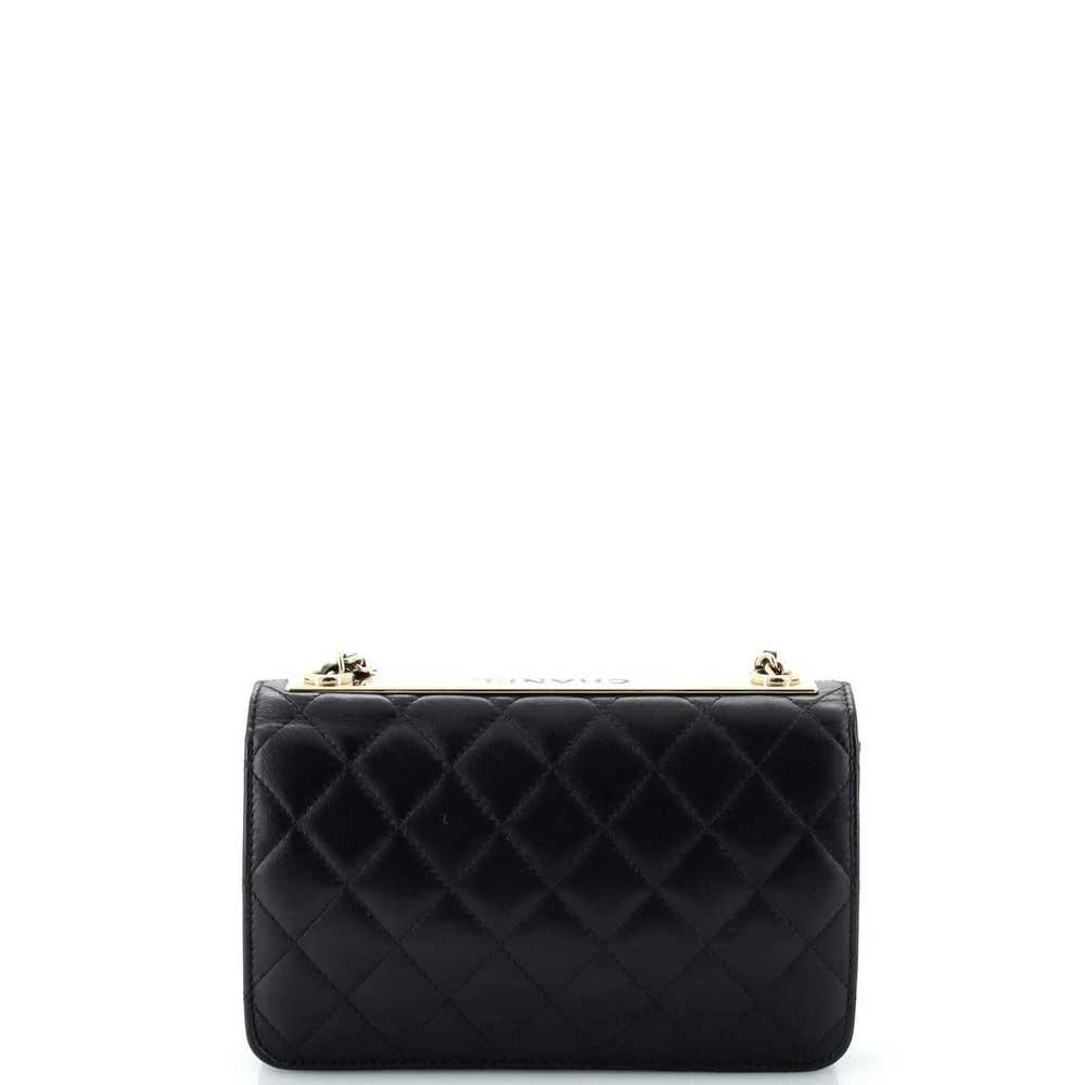 Chanel Trendy CC Wallet on Chain NM Quilted Lambs… - image 3