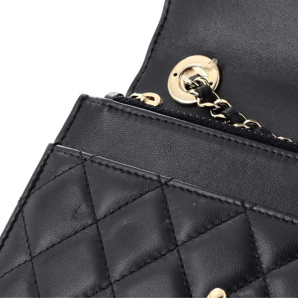 Chanel Trendy CC Wallet on Chain NM Quilted Lambs… - image 8