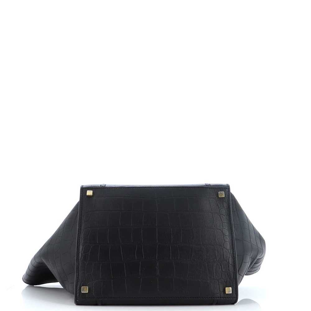 Celine Phantom Bag Crocodile Embossed Leather Med… - image 4