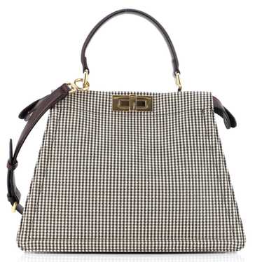 Fendi Peekaboo ISeeU Bag Houndstooth Wool Medium - image 1