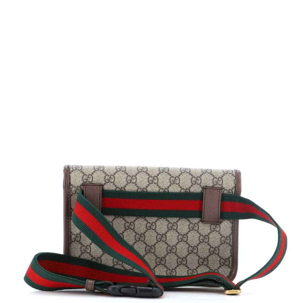 Gucci Neo Vintage Flap Belt Bag GG Coated Canvas … - image 3