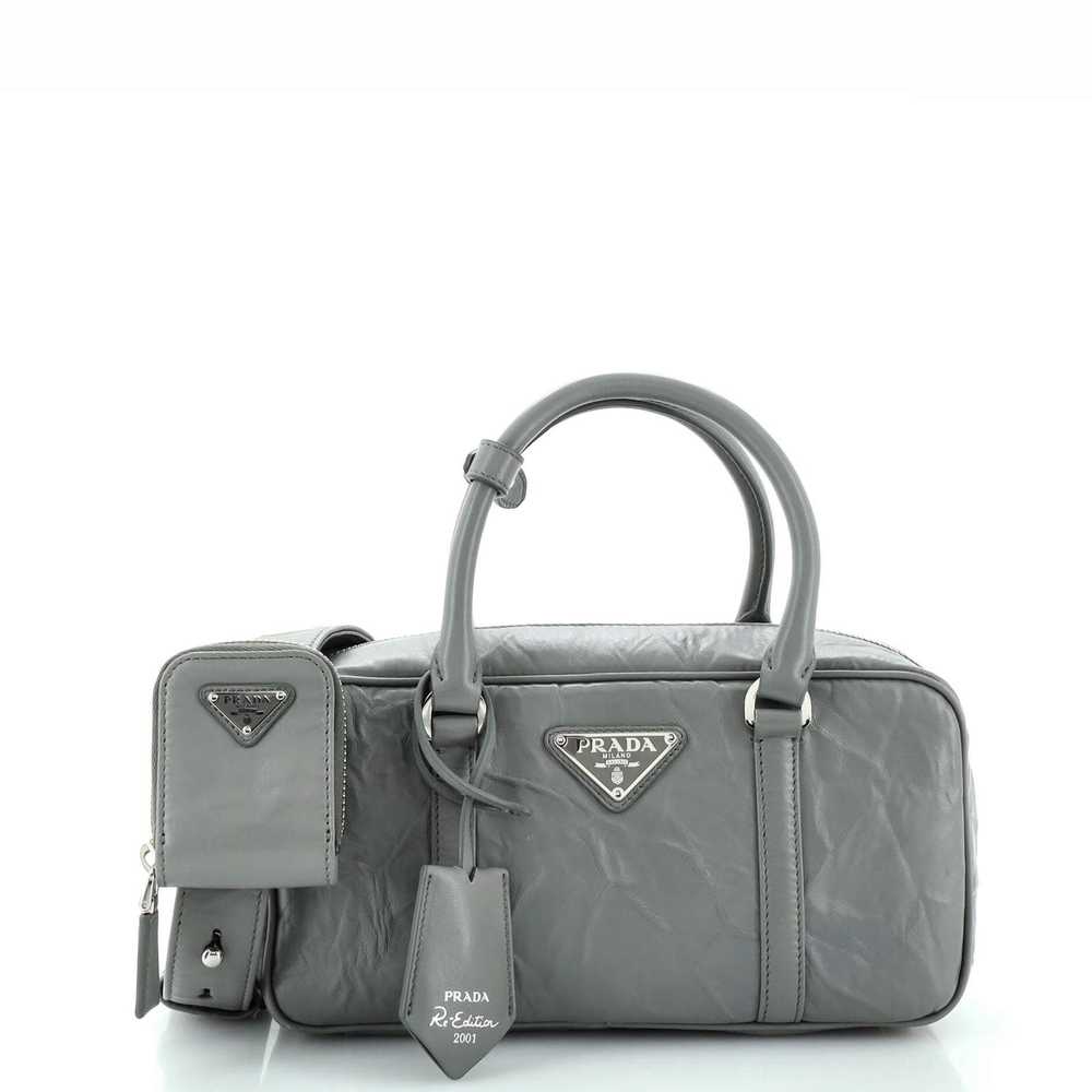 Prada Re-Edition Top Handle Bauletto Bag Nappa An… - image 1