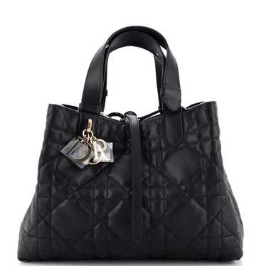 Dior Toujours Tote Bag Macrocannage Quilt Calfski… - image 1