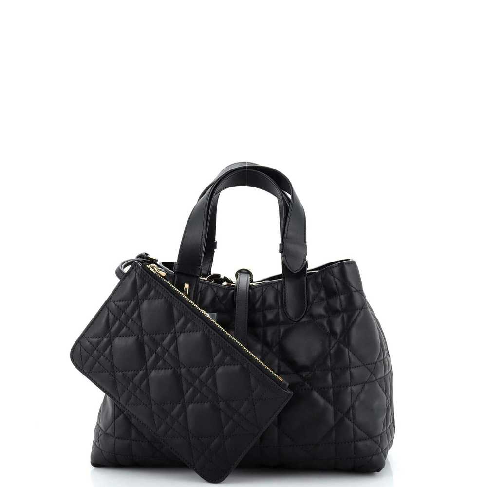 Dior Toujours Tote Bag Macrocannage Quilt Calfski… - image 2