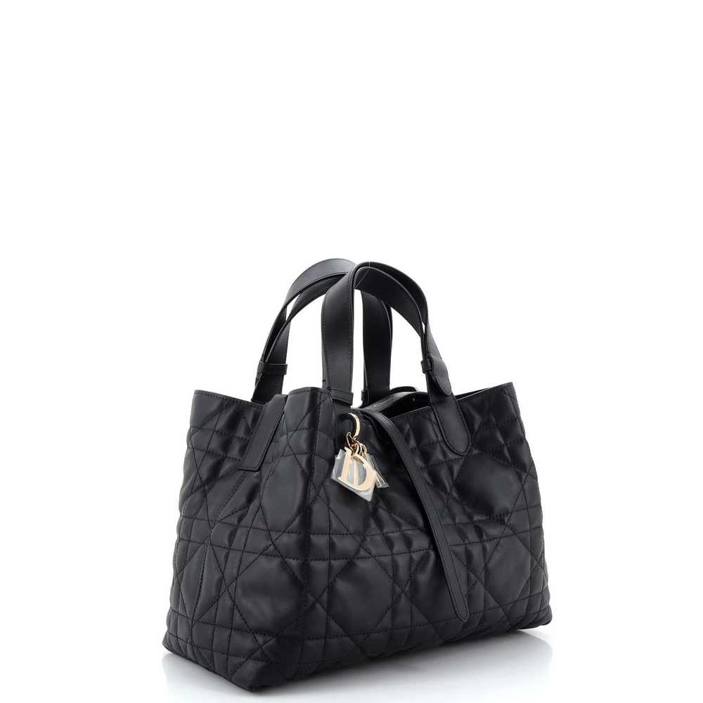 Dior Toujours Tote Bag Macrocannage Quilt Calfski… - image 3