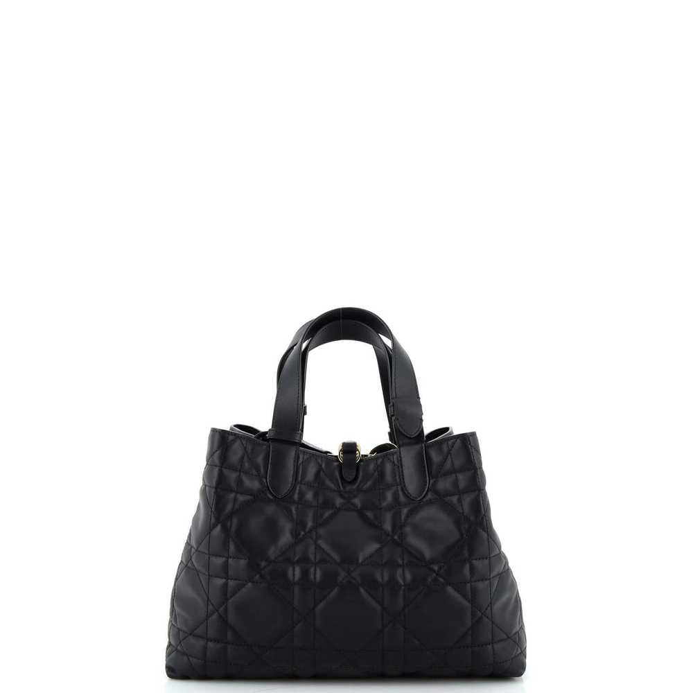 Dior Toujours Tote Bag Macrocannage Quilt Calfski… - image 4