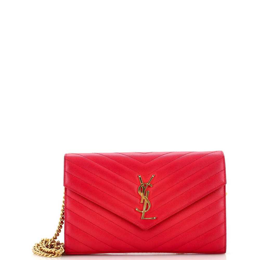 Yves Saint Laurent Classic Monogram Wallet on Cha… - image 1