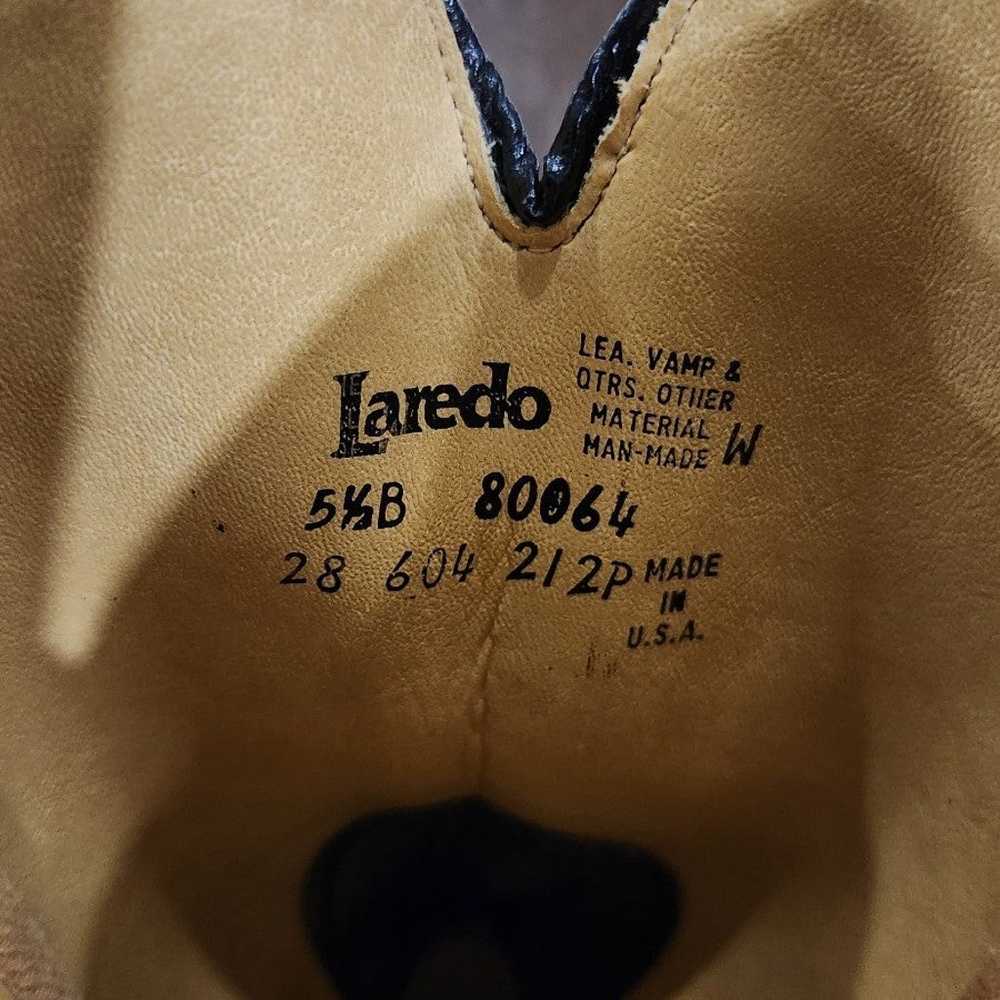 Women's Laredo Cowboy Boots Size 5 1/2B - image 10