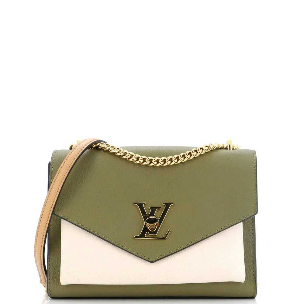 Louis Vuitton Mylockme Monochrome Handbag Leather… - image 1