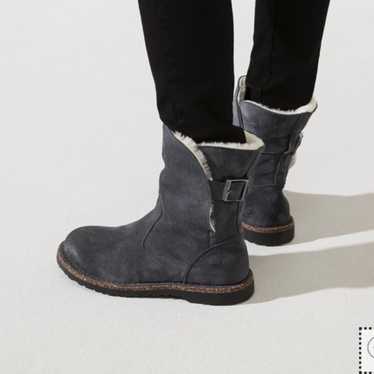 Birkenstock Uppsala Shearling Suede Leather Boots - image 1