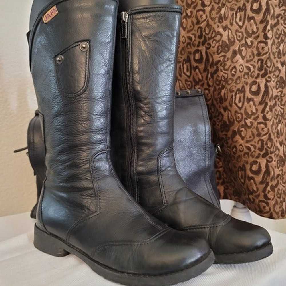 Jafa Handmade Black Leather Boots - image 2