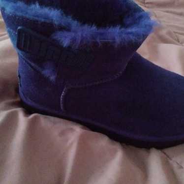 UGG Australia Purple Leather Boots