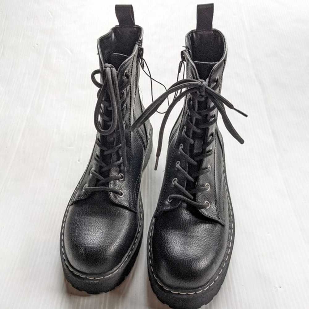 SINCERELY JULES Harley Black Platform Combat Boots - image 11