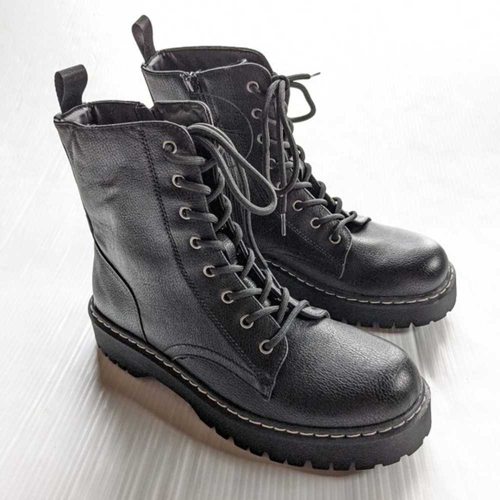 SINCERELY JULES Harley Black Platform Combat Boots - image 9