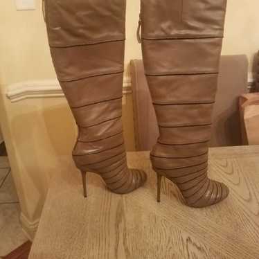 Leather boots