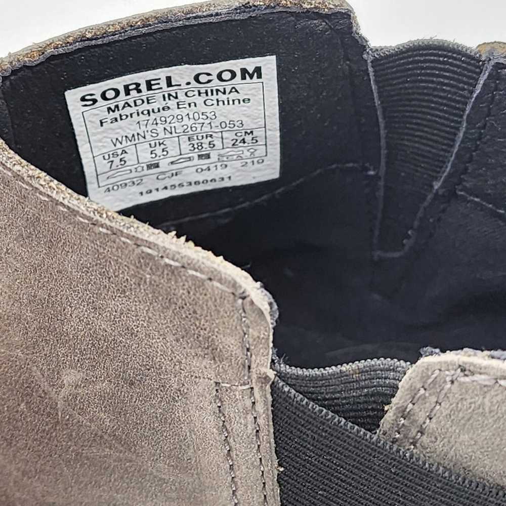 Sorel Emelie Chelsea Waterproof Boots Size 7.5 - image 11