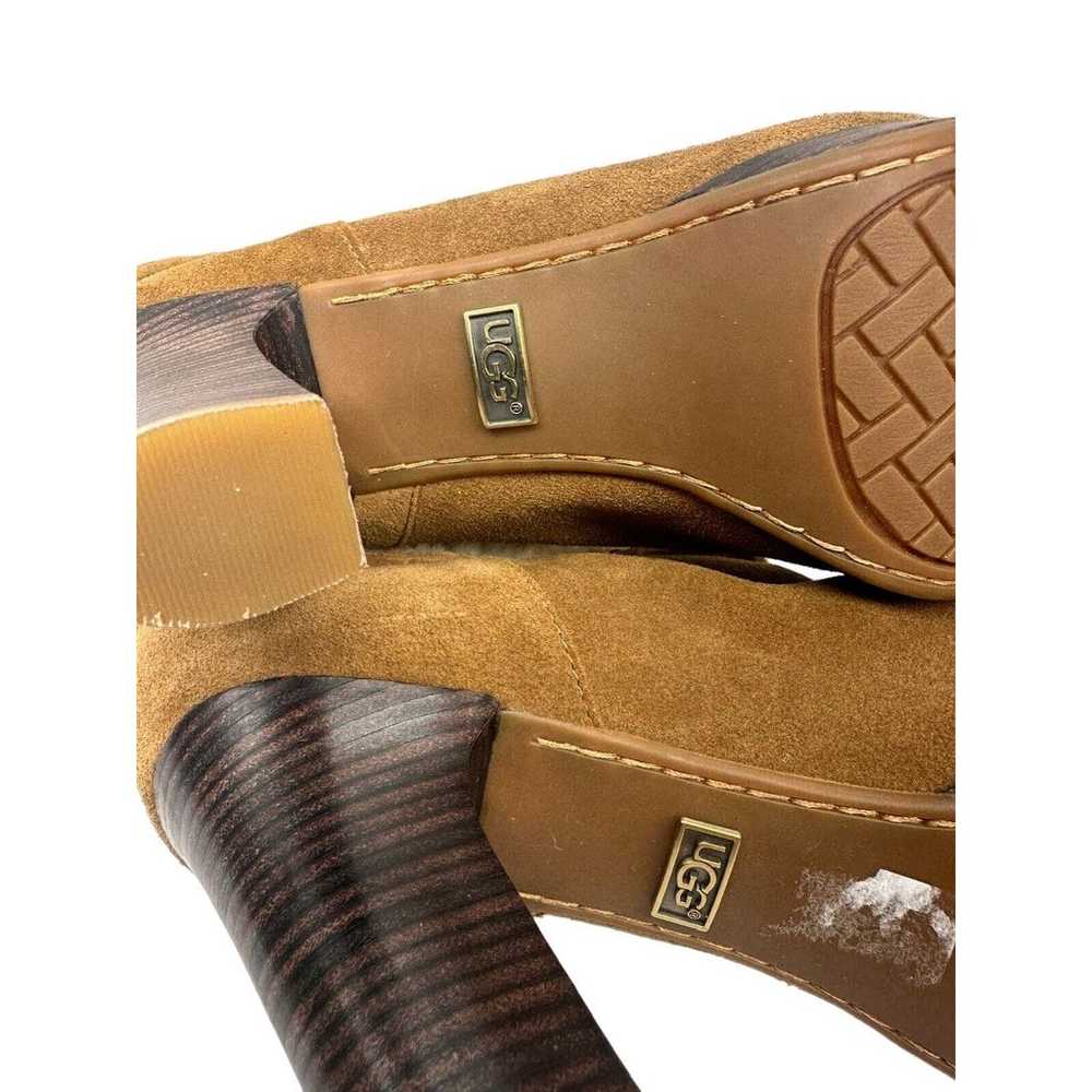 UGG Dandylion Suede Sheepskin Chestnut Brown Sher… - image 11