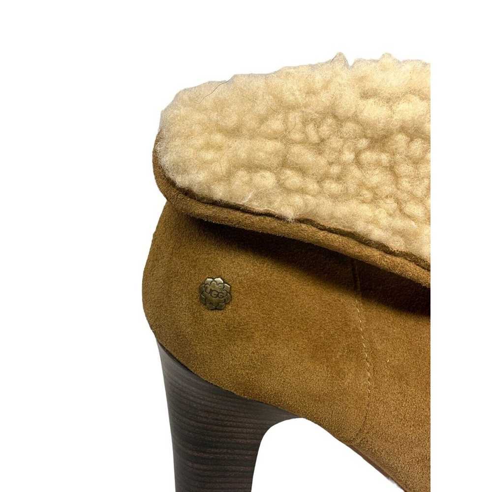 UGG Dandylion Suede Sheepskin Chestnut Brown Sher… - image 3