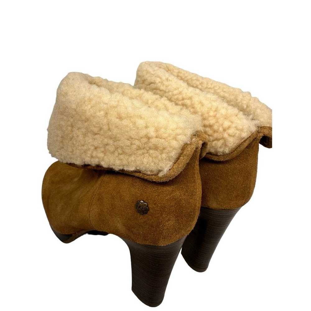 UGG Dandylion Suede Sheepskin Chestnut Brown Sher… - image 5