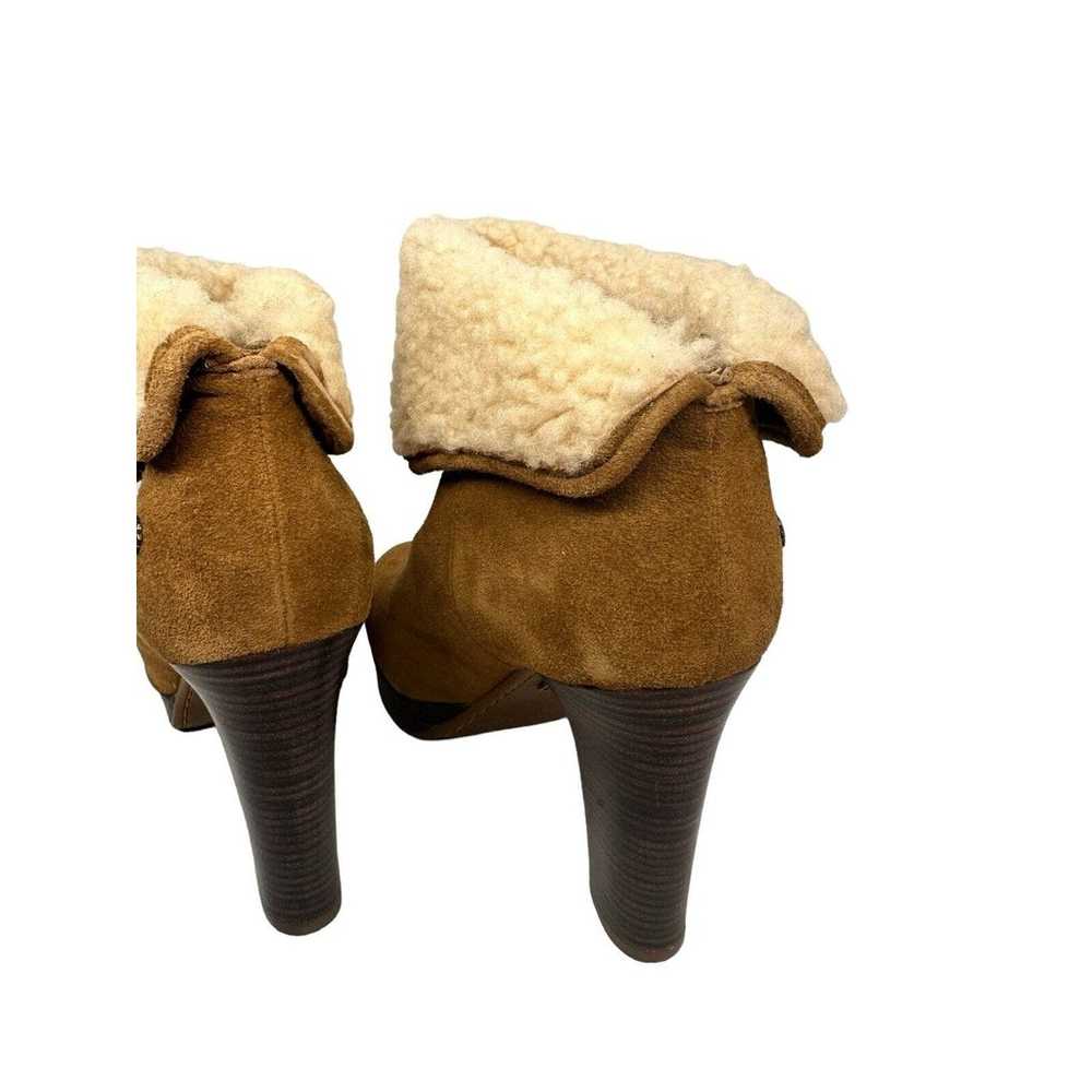 UGG Dandylion Suede Sheepskin Chestnut Brown Sher… - image 9