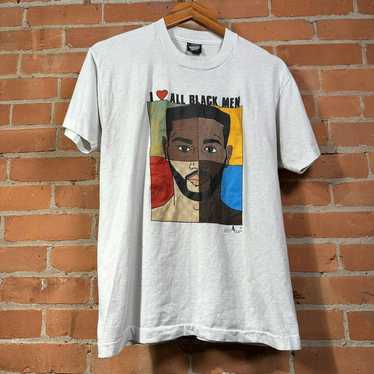 Screen Stars Vintage I Love All Black Men T-Shirt… - image 1