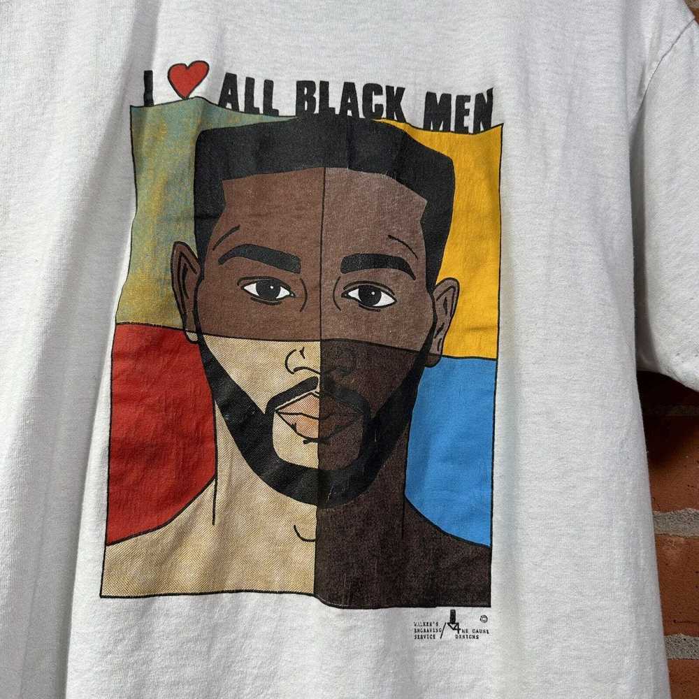Screen Stars Vintage I Love All Black Men T-Shirt… - image 2