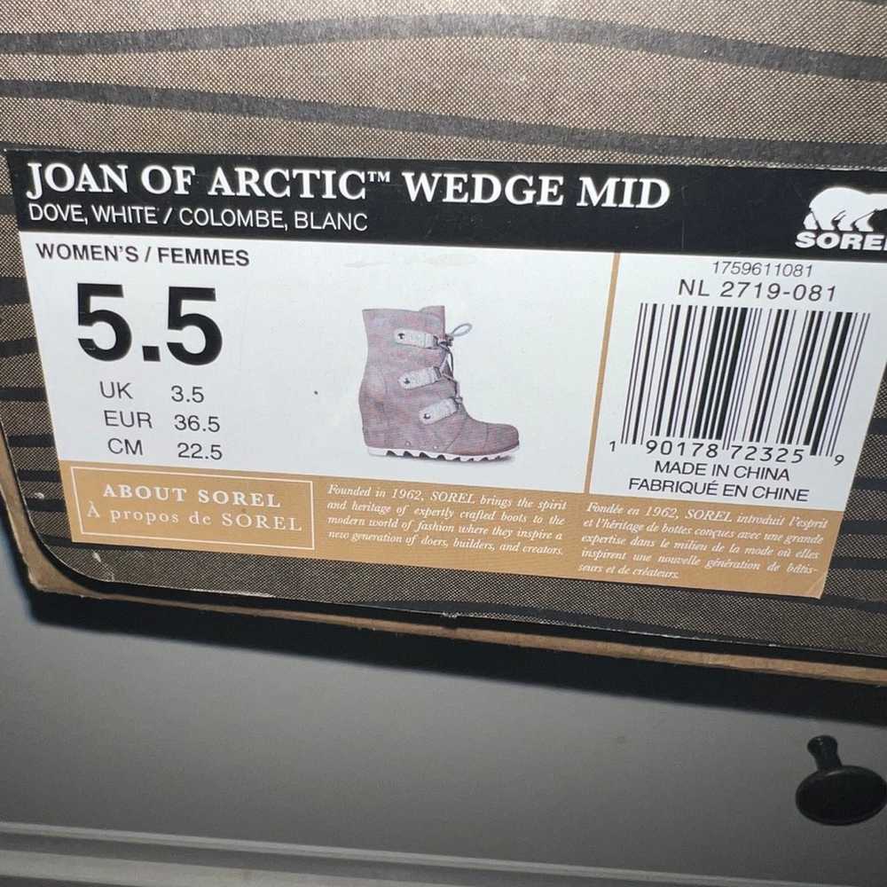 Joan of Arctic lace up wedge - image 7