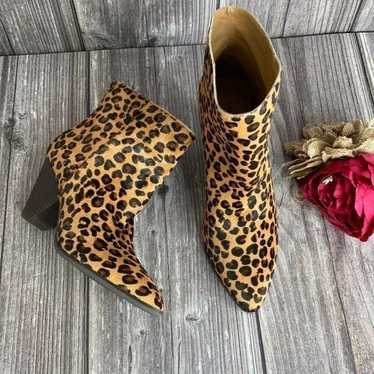 Lucky Brand Cheetah Print Munise Booties 6M