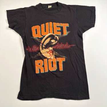 Screen Stars Vintage 1984 Quiet Riot Shirt Small - image 1