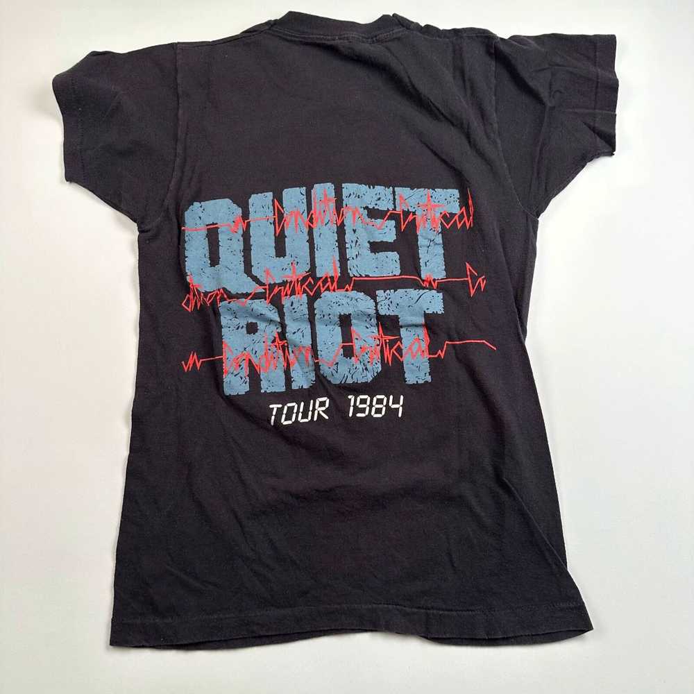 Screen Stars Vintage 1984 Quiet Riot Shirt Small - image 4