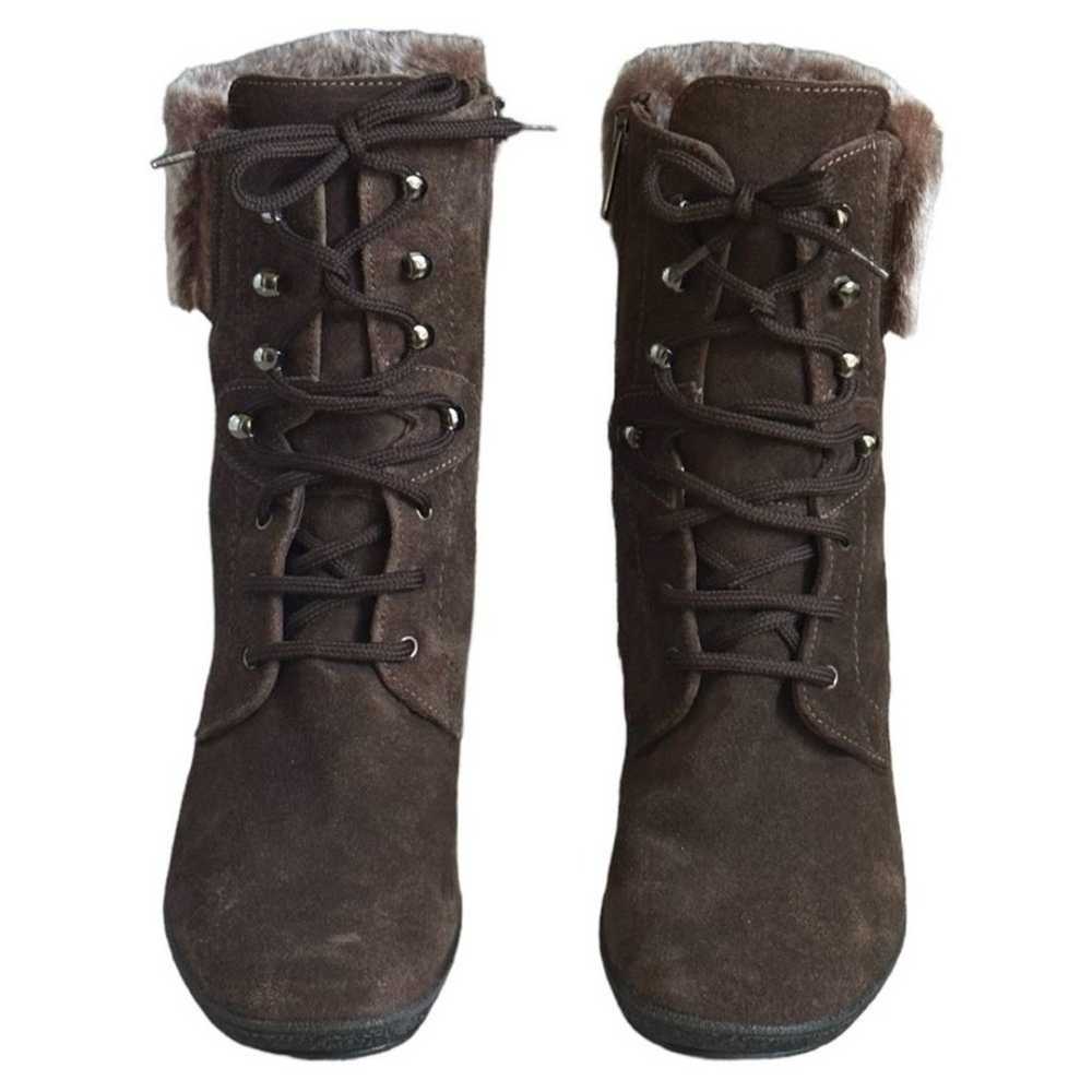 Aquatalia Marvel Suede Weatherproof Boots Snow Wi… - image 2