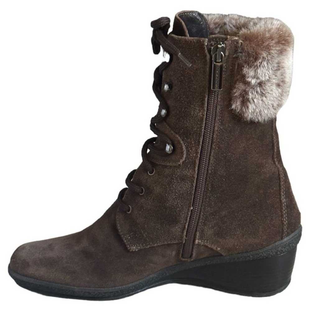 Aquatalia Marvel Suede Weatherproof Boots Snow Wi… - image 4