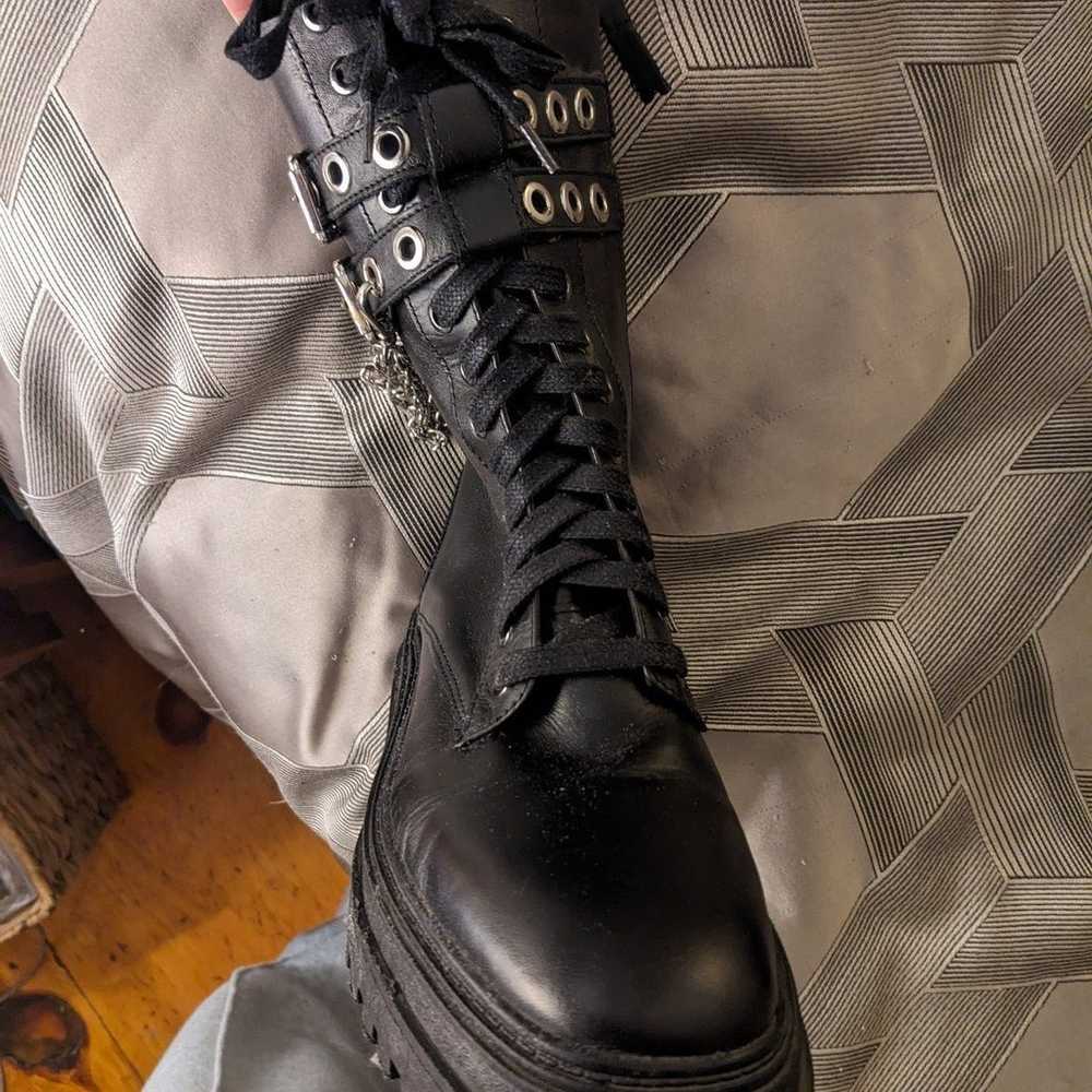 Zara chunky chain boots NEW! - image 5