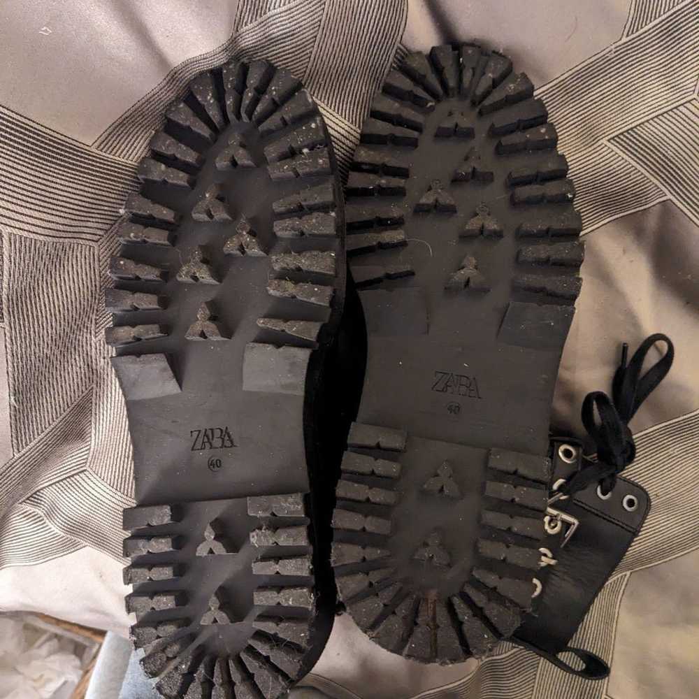Zara chunky chain boots NEW! - image 6