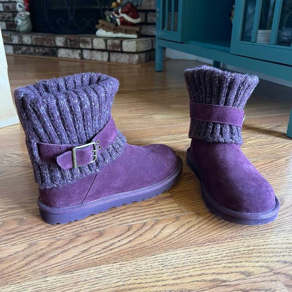 NWOT UGG Cambridge Suede Knit Sock Boots - image 6