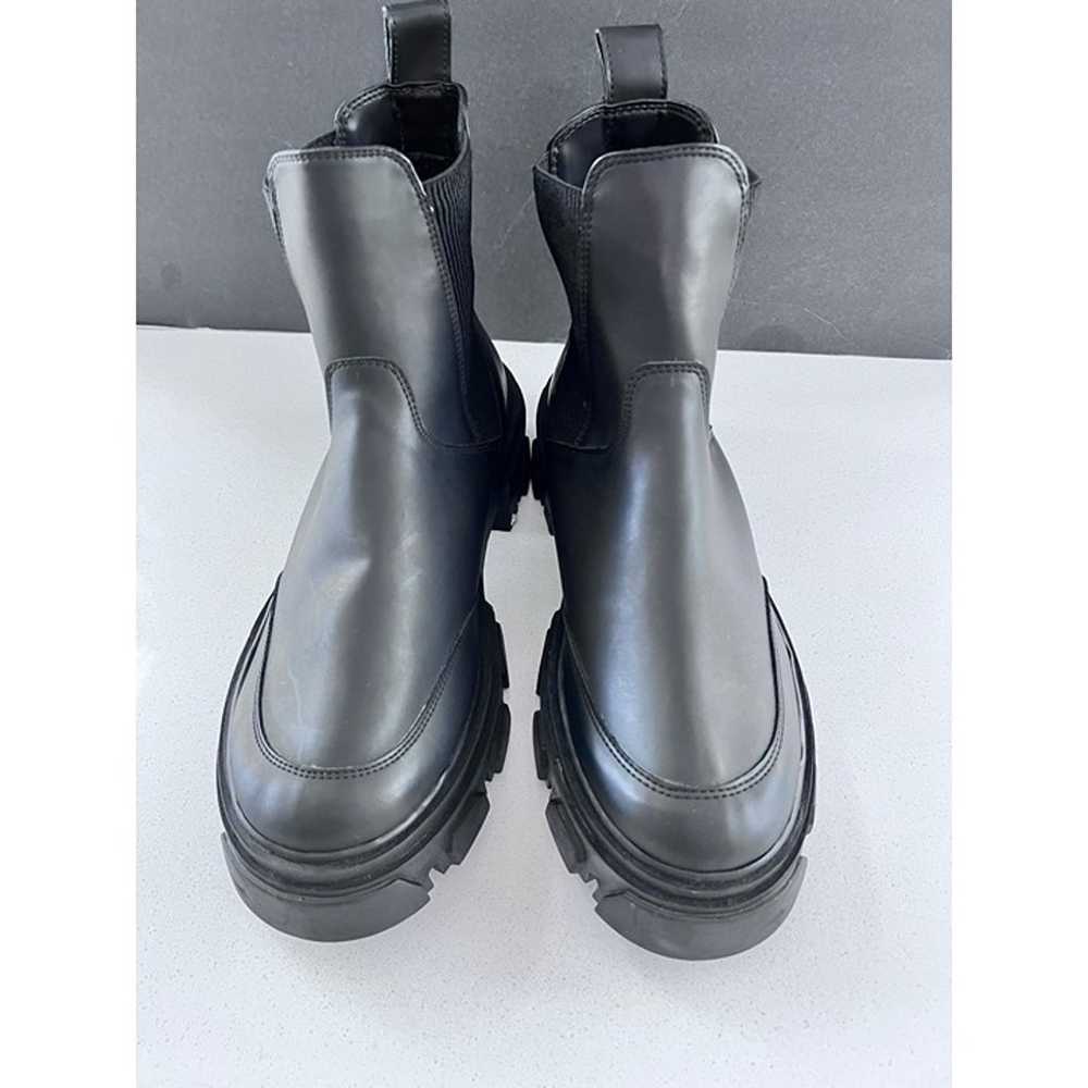 Farm Rio Black Chelsea rain winter Boots Size 11 - image 3