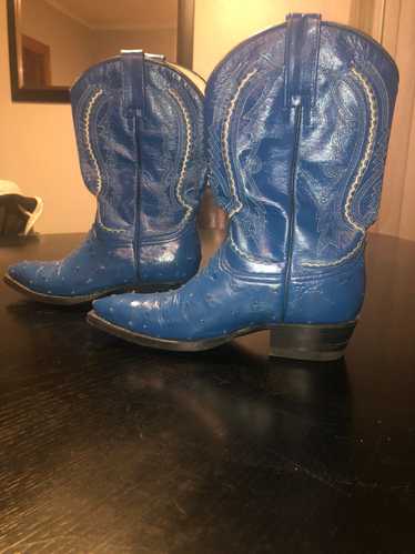 Other Cuadra Blue Black Caiman Boots