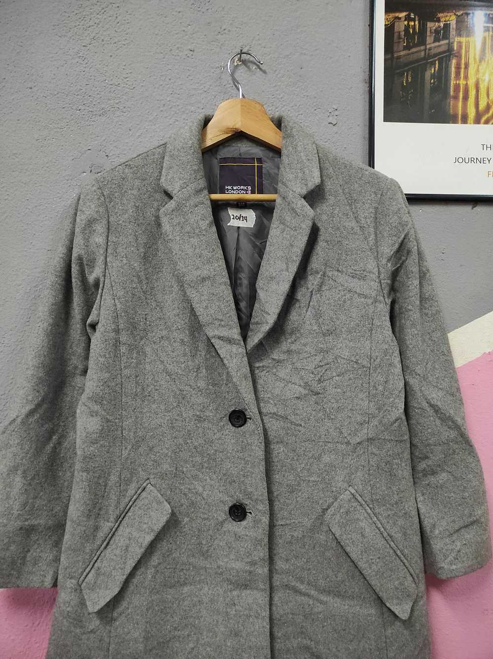 Designer × Streetwear HK WORKS LONDON WOOL OVERCO… - image 2