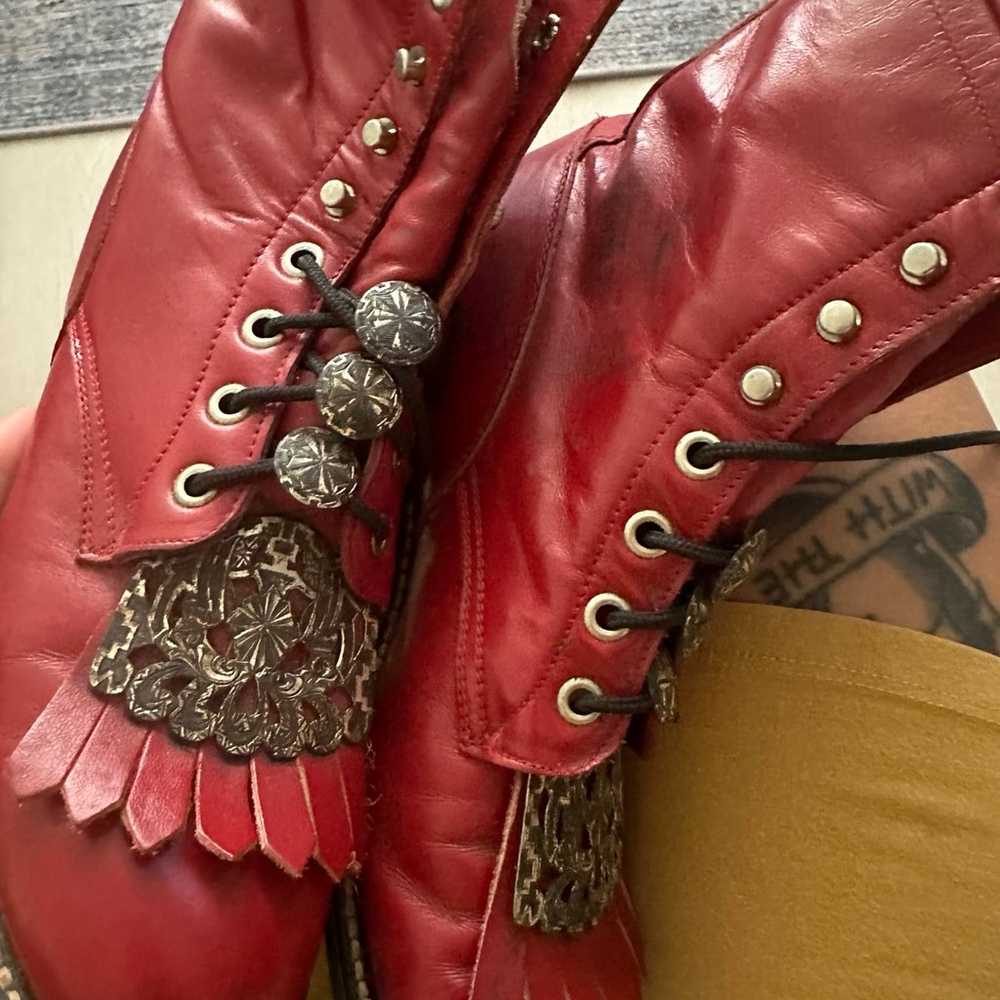 Embellished Vintage Justin Boots - image 4